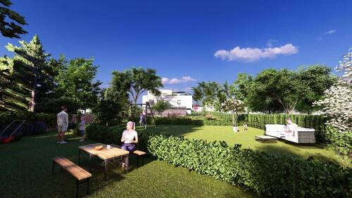 Garten hinten - Etagenwohnung mit 90,00 m² in Eggenstein-Leopoldshafen zum Kaufen