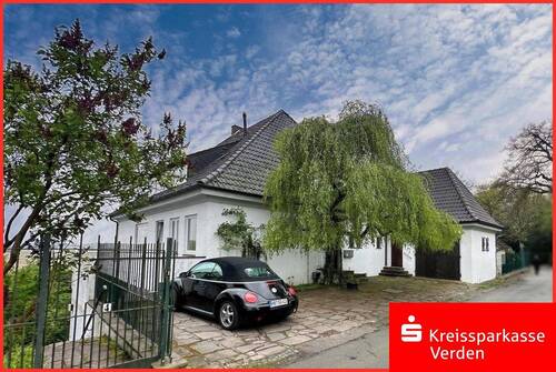 Straßenansicht - Reserviert!!! Toller Blick auf die Lesum und bis zu drei Wohneinheiten möglich!