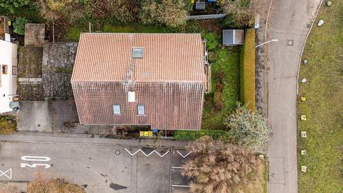 Vogelperspektive - Etagenwohnung mit 92,80 m&sup2; in Fellbach zum Kaufen