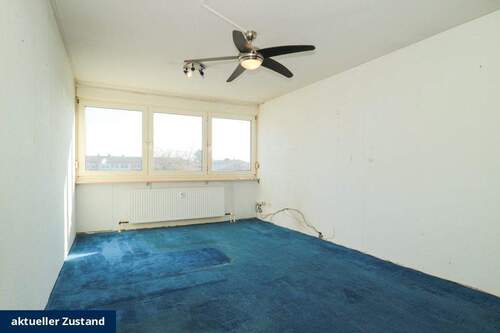aktueller Zustand - 3 Zimmer Etagenwohnung in Dormagen / Feste Zons