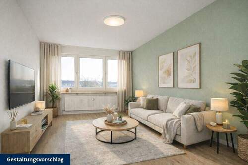 Gestaltungsvorschlag - Etagenwohnung mit 69,00 m&sup2; in Dormagen / Feste Zons zum Kaufen