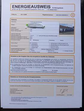 Energieausweis - 