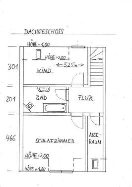 Dachgeschoß rechts - 