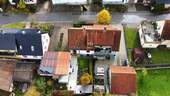 Luftbild DHH Links - 3 Zimmer Doppelhaushälfte in Tuningen