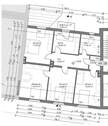 Grundriss 4 Zi Whg mit Balkon 3.OG Links - 