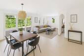 Wohnzimmer KI Einrichtungsbeispiel - 3 Zimmer Etagenwohnung zum Kaufen in Pulheim