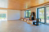 Essbereich mit Kamin - 