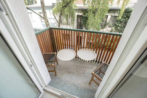 Balkon in den Innenhof - 