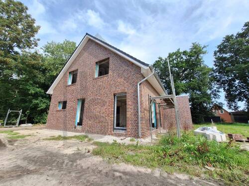 Hauptansicht - WHG 1+2 - Neubau von Doppelhaushälften im Ortsteil Stapelmoor!