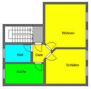  2-Raum.jpg - sehr schöne möbilierte 2-Raum-Wohnung in der Nähe der Sudenburger Magistrale