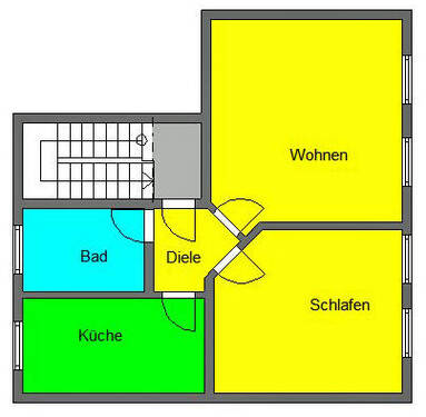  2-Raum.jpg - sehr schöne möbilierte 2-Raum-Wohnung in der Nähe der Sudenburger Magistrale