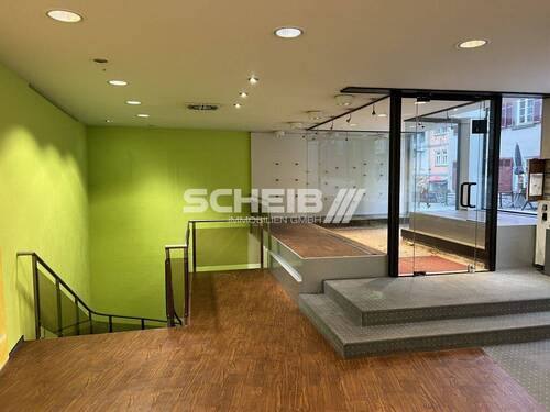 Schaufenster mit Auslage - Gewerbeobjekt (Büro, Produktion, Verkauf) in Schwäbisch Hall zur Miete