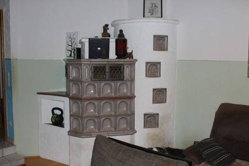 ... gemütlich mit Kachelofen - 