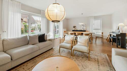 EG Wohnzimmer 2 - Doppelhaushälfte mit 198,70 m² in Muehlacker zum Kaufen