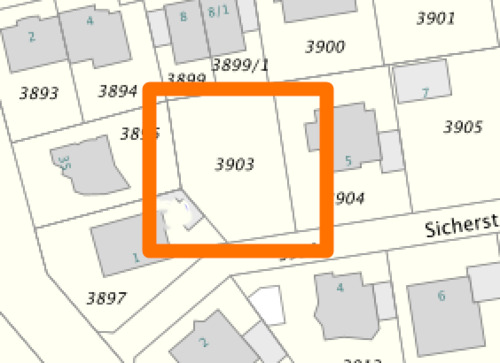 Kataster.png - Grundstück zum Kaufen in Rottenburg am Neckar