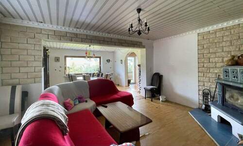 EG Wohnzimmer mit Kamin - 