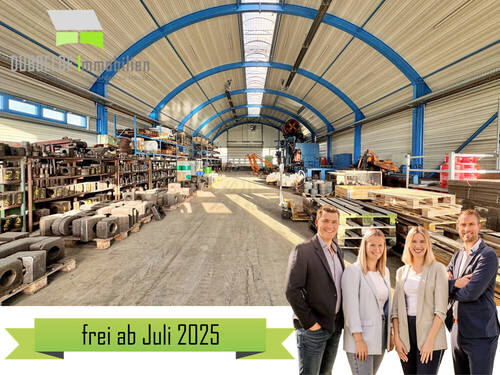 Innenansicht Lager- und Produktionshalle - Moderne Produktions- und Lagerhalle in Top-Zustand direkt an der A28 - vielseitig nutzbar!