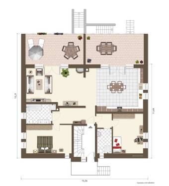 Haus B: EG ( Eigentümerbereich, frei ) - 