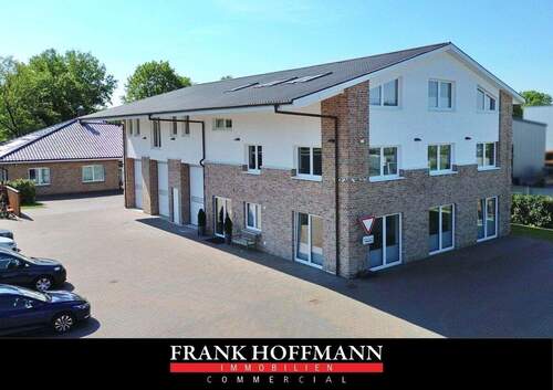 V8828a Titelbild - Im Gewerbegebiet! Bürogebäude mit Hallenflächen & Betriebsleiterhaus in Bad Bramstedt