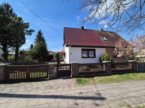 Hausansicht - 3 Zimmer Doppelhaushälfte in Bad Düben