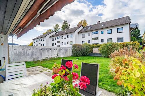Terrasse Südwest - 5 Zimmer Reihenendhaus zum Kaufen in Schongau