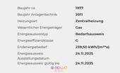 Energieausweisdaten - 