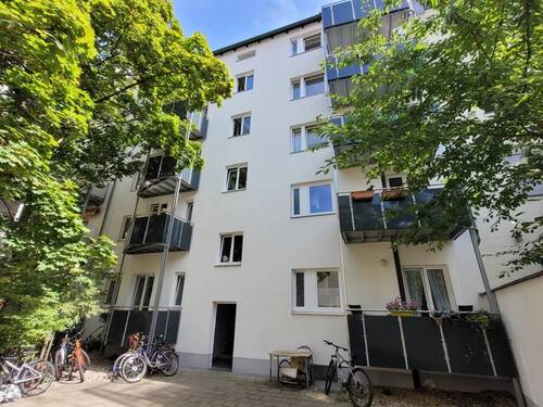 Rückansicht - 2 Zimmer Etagenwohnung in Nürnberg