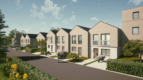 Visualisierung - Modernes und Nachhaltiges Reihenendhaus in der Nachbarschaft zum Bagnopark in Burgsteinfurt