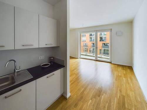 Küche + Wohnzimmer - 2 Zimmer Etagenwohnung in Dresden