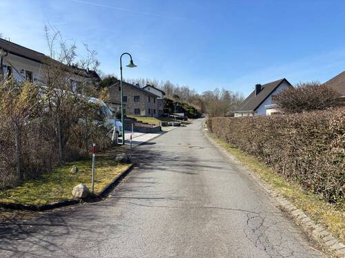 Teilansicht Erschließungsstrasse - 