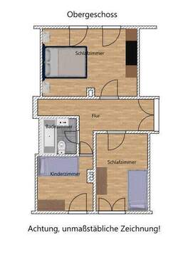 Dachgeschoss gezeichnet - 