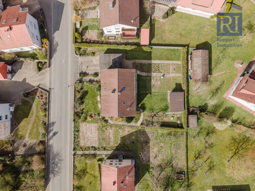 Vogelperspektive - Mehrfamilienhaus, Wohnhaus in Abtswind