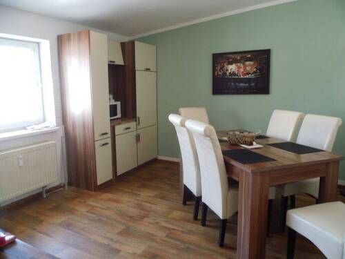 Blick in die Küche - 