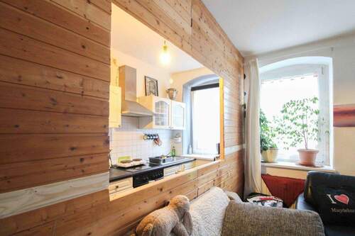 Wohn-/Küchenbereich - Etagenwohnung mit 42,10 m² in Magdeburg zum Kaufen