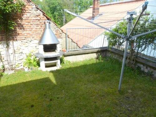 ... mit Grill und Wäschespinne - 