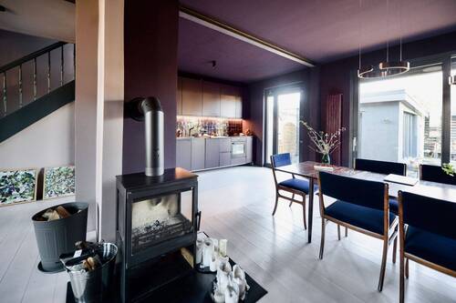 Der Kaminofen - Sinnbild der Gemütlichkeit - 2 Zimmer Reihenendhaus zum Kaufen in Lübeck