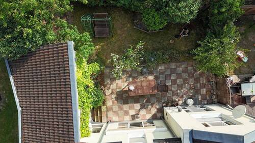 Terrasse aus Vogelperspektive - 