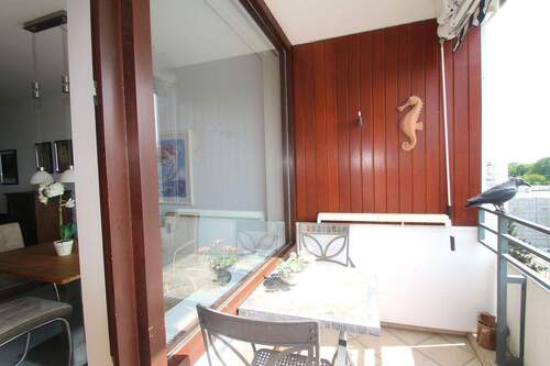 Der Sitzbereich auf der Loggia - 