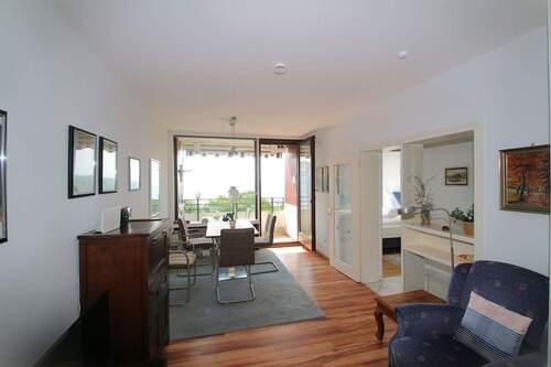 Ostseeblick vom Wohnzimmer - 2 Zimmer Etagenwohnung in Kellenhusen