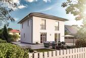 Fl124 - Gartenansicht - 4 Zimmer Einfamilienhaus in Gierstädt