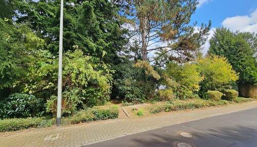 Vorderansicht und Zugang von der Straße - Grundstück in Löhne