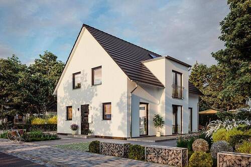 LH 152 - Straßenansicht - Strahlend und lauschig - ein Traumhaus für die Familie in Magdala