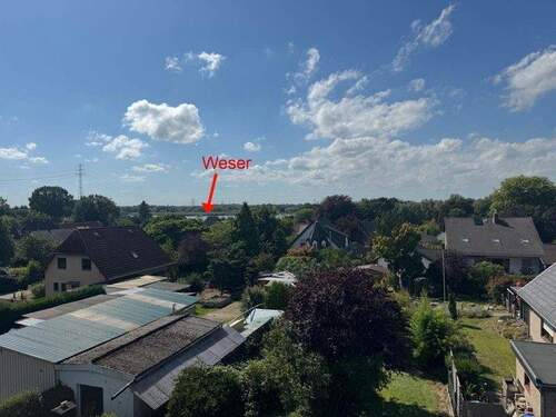 Balkon 2. OG mit Weserblick - 