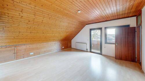 1. Schlafzimmer DG mit Zugang Loggia - 