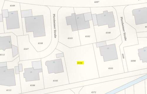 Lageplan Flurstück 6104 - Grundstück in Bad Wimpfen