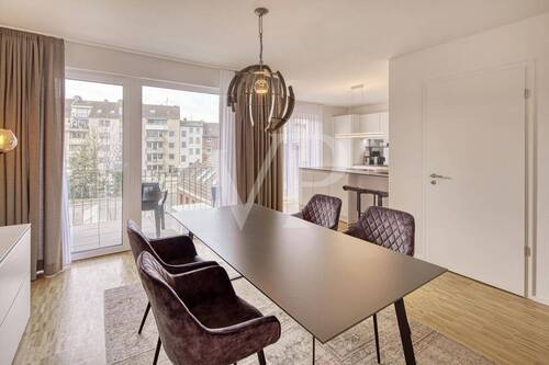 Esszimmer - Terrassenwohnung mit 113,10 m² in Aachen zum Kaufen