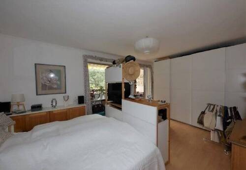 Wohnzimmer mit Südwest Balkon - Etagenwohnung mit 85,00 m&sup2; in Hamburg zum Kaufen