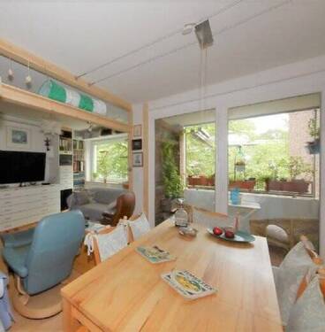 Esszimmer mit Balkon - 