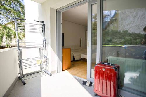 Balkon mit Schiebeelement - 