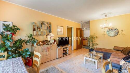 Wohnzimmer 1 - Etagenwohnung mit 54,40 m² in Hilden zum Kaufen